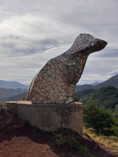 Hundeblick über die Pyrenäen